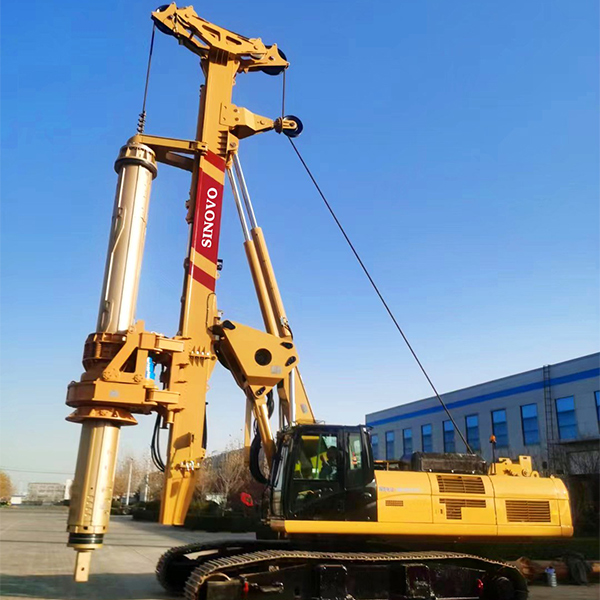 TR228S Low Headroom Full Hydraulic Rotary Drilling Rig