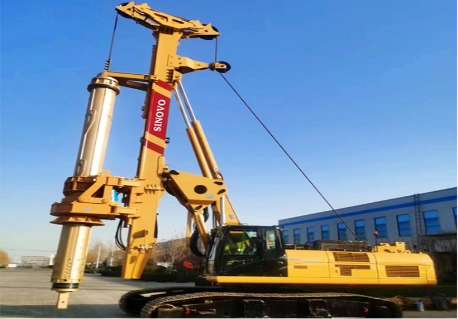 TR228S Low Headroom Full Hydraulic Rotary Drilling Rig