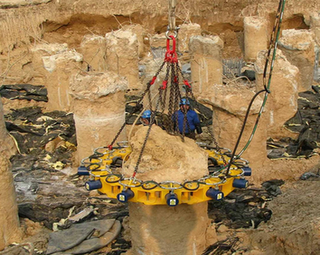 Can a hydraulic pile breaker reduce pile head removal time
